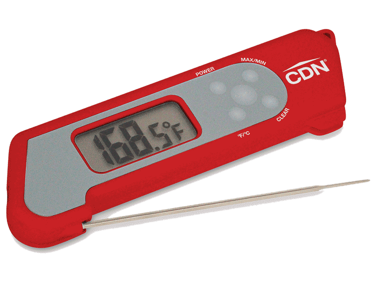 Pit Brothers BBQ has teamed up with CDN in the US to bring you the quick, precise and handy Pro Chef ProAccurate Folding Thermocouple Thermometer (TCT572) featuring a highly durable design that is water resistant, shatterproof, and is manufactured with BioCote, an antimicrobial agent. 